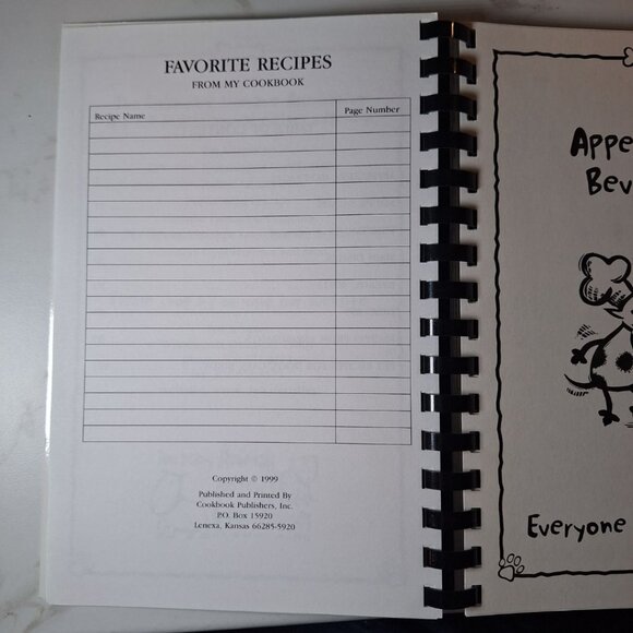 Delaware Humane Society Cook Book 1999 Recipes Community Pets Animals Vintage - Picture 4 of 9